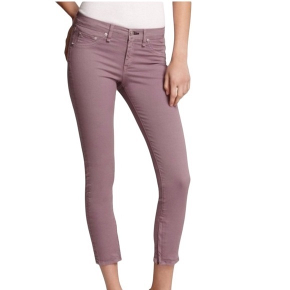 Rag & Bone Lavender zipper capri pants
